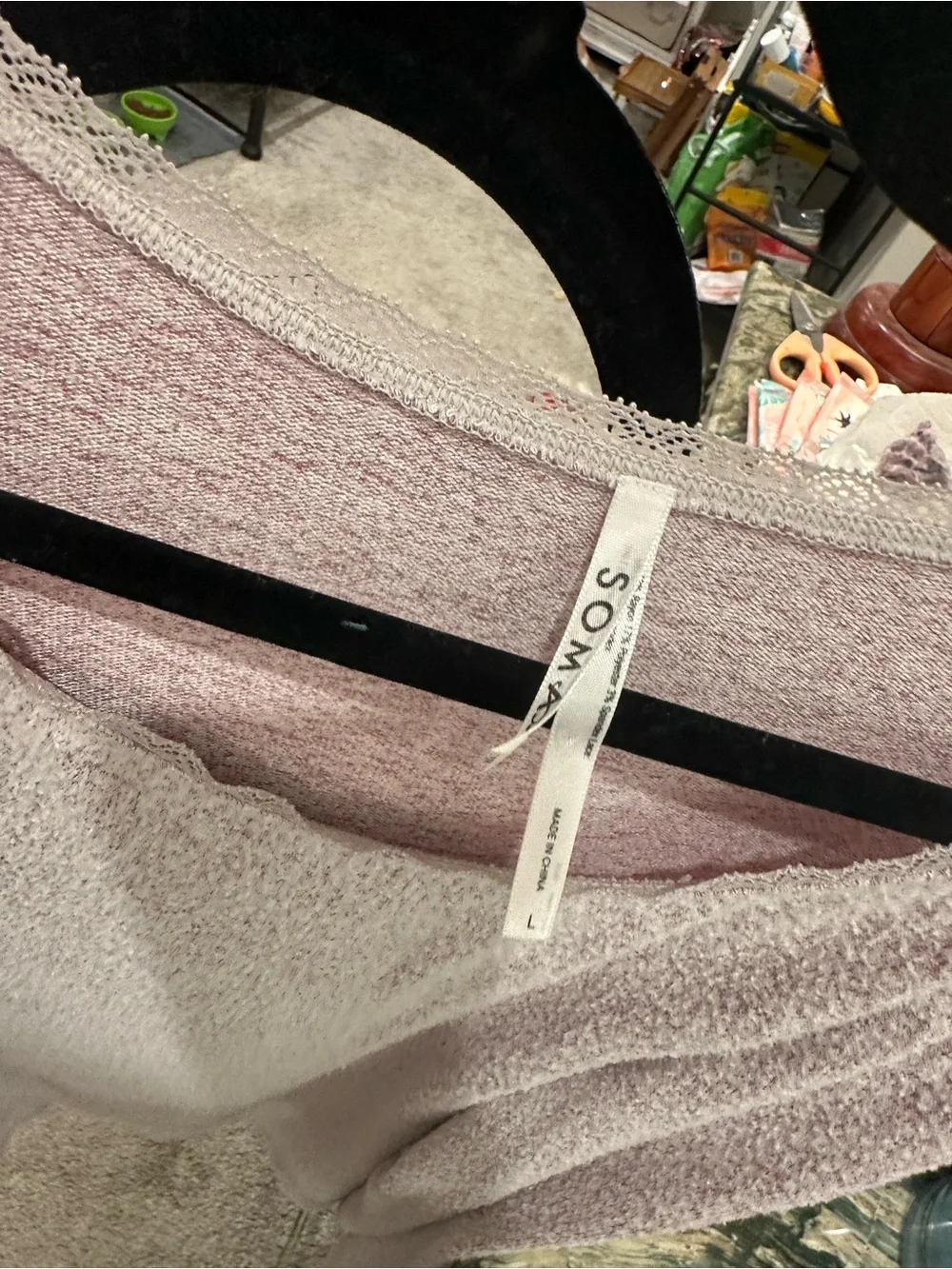 Soma Plush Lavender Two-Piece Pajama Set
